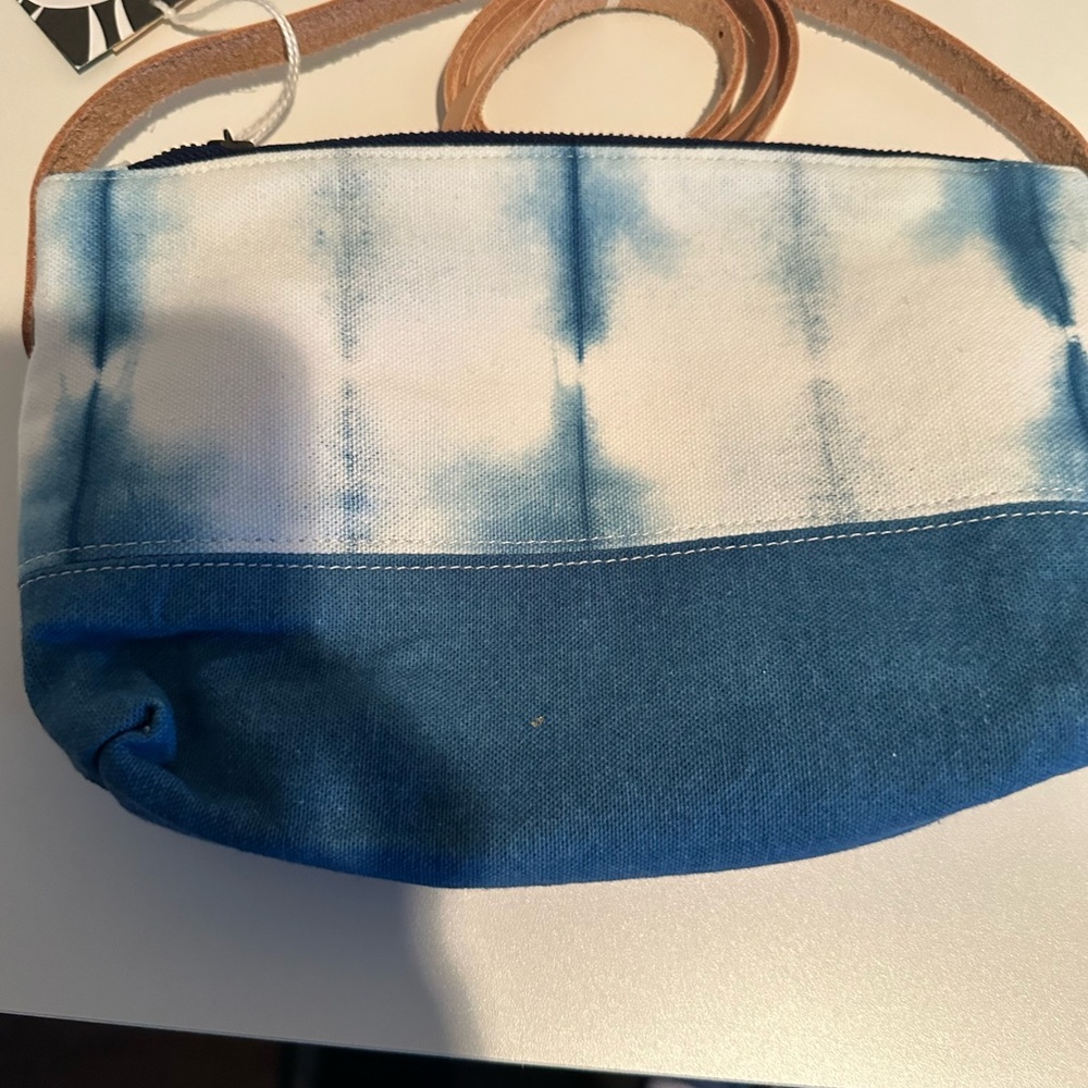 Blue and White Women's Bag